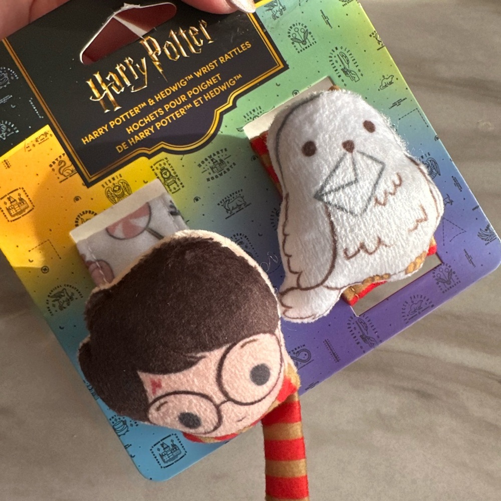 Warner Bros. Harry Potter & Hedwig Pet Rattles - Red and White
